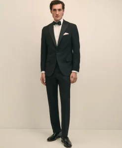 Brooks Brothers Explorer Collection Classic Fit Wool Tuxedo Jacket