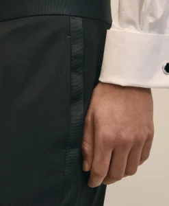 Brooks Brothers Explorer Collection Classic Fit Wool Tuxedo Pants