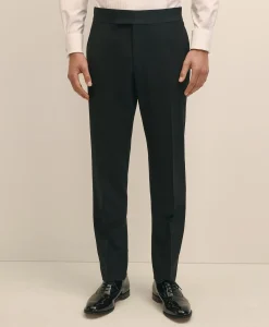Brooks Brothers Explorer Collection Classic Fit Wool Tuxedo Pants