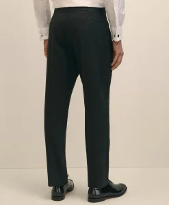 Brooks Brothers Explorer Collection Classic Fit Wool Tuxedo Pants