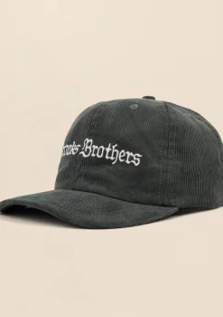Brooks Brothers x Brain Dead Cotton, Corduroy & Leather Emblem Baseball Hat