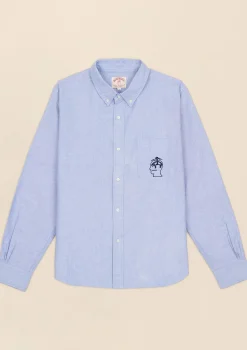 Brooks Brothers x Brain Dead Cotton Embroidered Oxford Button-Down Collar, Sport Shirt