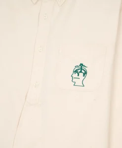 Brooks Brothers x Brain Dead Cotton Embroidered Oxford Button-Down Collar, Sport Shirt