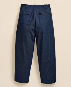 Brooks Brothers X Engineered Garments Cotton Denim Fatigue Dress Pants