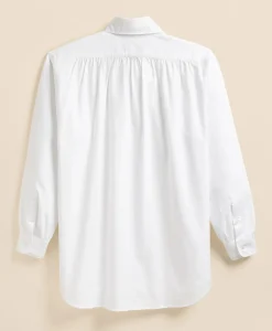 Brooks Brothers X Engineered Garments Cotton Oxford Ascot Collar Oversized Dress Shirt
