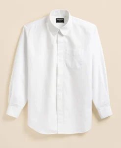 Brooks Brothers X Engineered Garments Cotton Oxford Round Pinhole Collar Oversized Dress Shirt