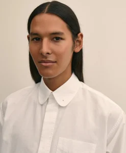 Brooks Brothers X Engineered Garments Cotton Oxford Round Pinhole Collar Oversized Dress Shirt