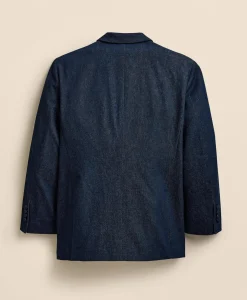 Brooks Brothers X Engineered Garments Cotton Denim Oversized Dinner Jacket