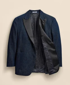 Brooks Brothers X Engineered Garments Cotton Denim Oversized Dinner Jacket