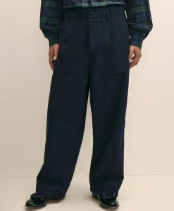Brooks Brothers X Engineered Garments Wool Fatigue Dress Pants