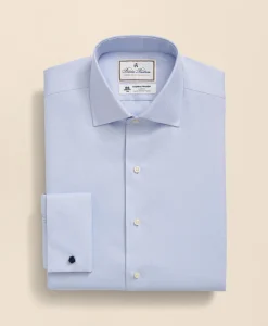 Brooks Brothers X Thomas Mason® Cotton Twill Londoner Collar Dress Shirt