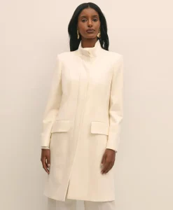Brushed Wool Coat