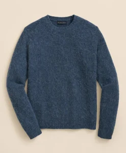 Brushed Wool Crewneck Sweater