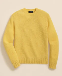 Brushed Wool Crewneck Sweater