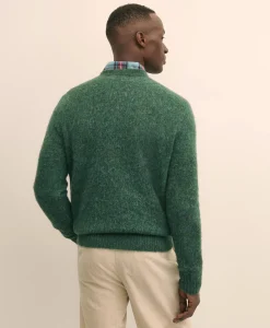 Brushed Wool Crewneck Sweater