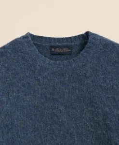 Brushed Wool Crewneck Sweater