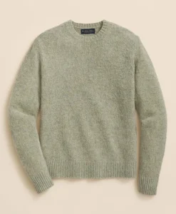 Brushed Wool Crewneck Sweater