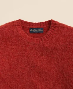 Brushed Wool Crewneck Sweater