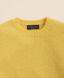 Brushed Wool Crewneck Sweater