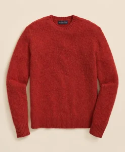 Brushed Wool Crewneck Sweater