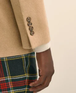 Classic Fit Camel Hair Double-Breasted 1818 Sport Coat