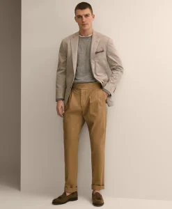 Classic Fit Cotton Jacquard Knit Sport Coat