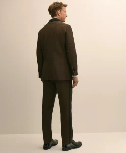 Classic Fit Cotton-Linen 1818 Shawl Collar Tuxedo