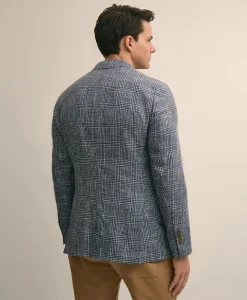 Classic Fit Cotton-Linen-Wool Hopsack Sport Coat