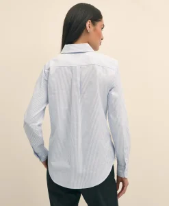 Classic-Fit Cotton Oxford Stripe Shirt