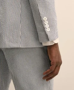 Classic Fit Cotton Seersucker 1818 Suit