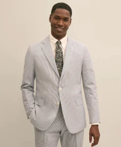 Classic Fit Cotton Seersucker 1818 Suit
