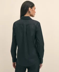 Classic-Fit Non-Iron Stretch Supima® Cotton Dress Shirt