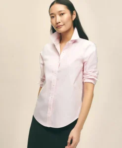 Classic-Fit Non-Iron Stretch Supima® Cotton Dress Shirt