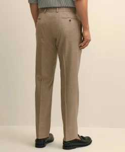 Classic Fit Wool Blend Plain Front 1818 Trousers