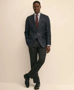Classic Fit Wool Check Sport Coat
