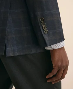 Classic Fit Wool Check Sport Coat