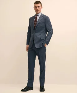 Classic Fit Wool Check 1818 Suit