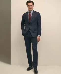 Classic Fit Wool Check 1818 Suit