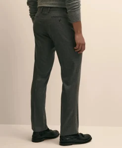 Classic Fit Wool Flannel Dress Pants