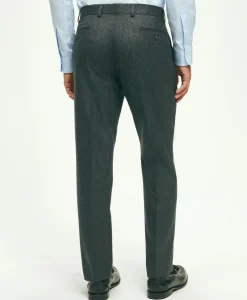 Classic Fit Wool Flannel Dress Pants