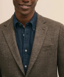 Classic Fit Wool Jacquard Knit Sport Coat
