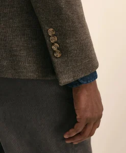 Classic Fit Wool Jacquard Knit Sport Coat