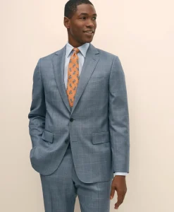 Classic Fit Wool Overcheck 1818 Suit