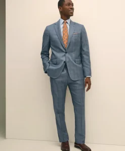 Classic Fit Wool Overcheck 1818 Suit