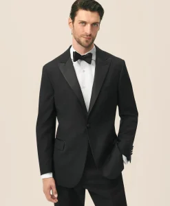 Classic Fit Wool 1818 Peak Lapel Tuxedo