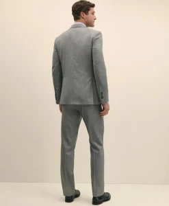 Classic Fit Wool Sharkskin 1818 Suit