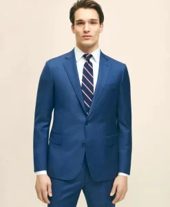Classic Fit Wool Sharkskin 1818 Suit