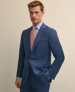 Classic Fit Wool Stripe 1818 Suit