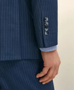 Classic Fit Wool Stripe 1818 Suit