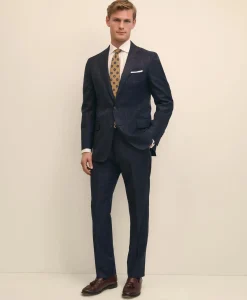 Classic Fit Wool Windowpane 1818 Suit